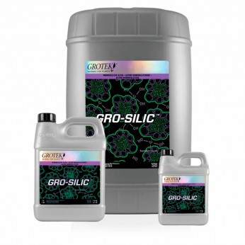 Gro-Silic de Grotek, silicio líquido, diferentes formatos.