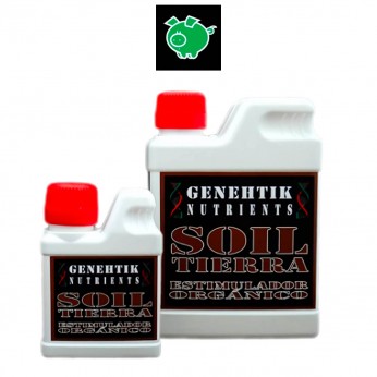Soil de Genehtik Nutrients, estimulador de tierra. Diferentes formatos.