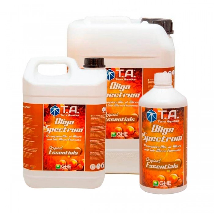 Oligo Spectrum Terra Aquatica, antiguo Bio Esentials GHE, formatos.