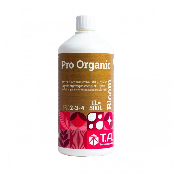 Pro Organic Bloom de Terra Aquatica, envase de 1L.