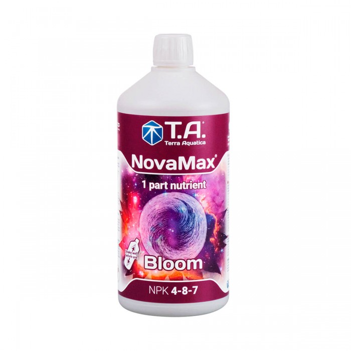 Novamax Bloom de Terra Aquatica, envase de 1L.