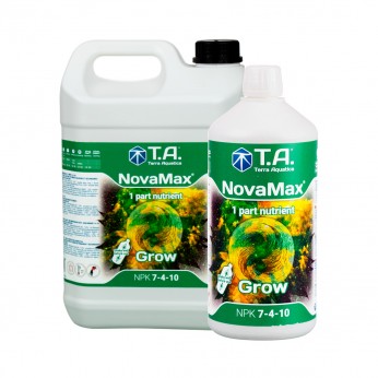 Novamax Grow de Terra Aquatica, abono de crecimiento.