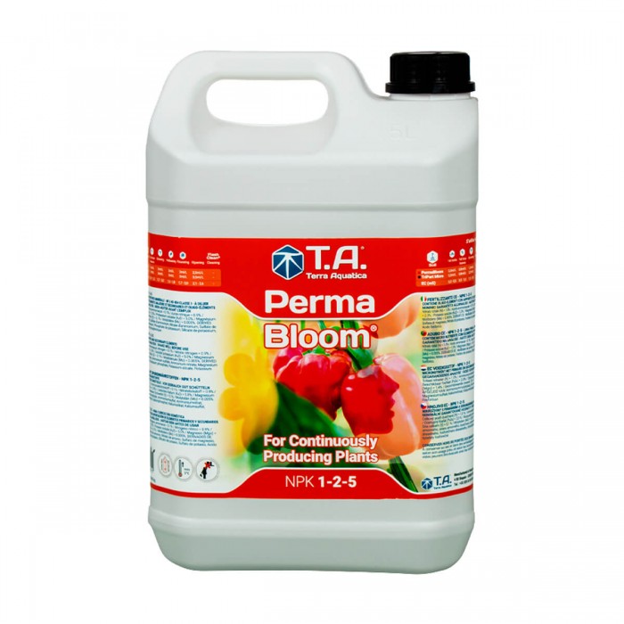 Permabloom de Terra Aquatica, envase de 5L.