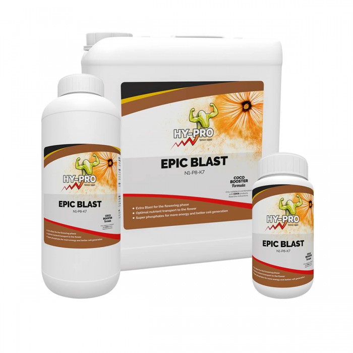 Epic Blast de Hy-Pro, diferentes formatos.