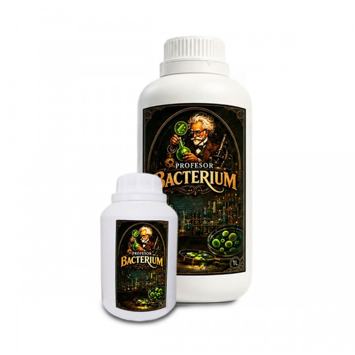 Profesor Bacterium bacterias beneficiosas para cultivo, diferentes formatos.
