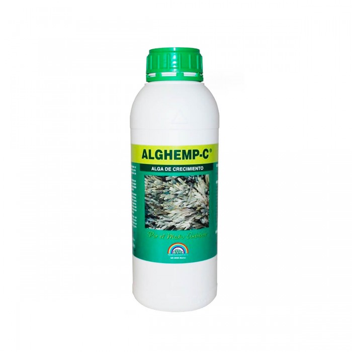 Alghemp C de Trabe, abono para crecimiento orgánico, envase de 1L.