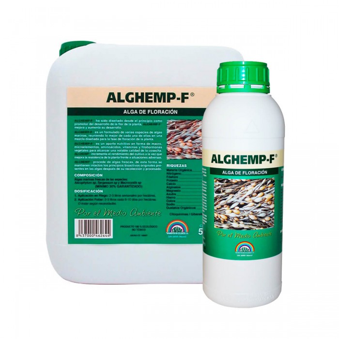 Alghemp-F de Trabe, abono para crecimiento orgánico.