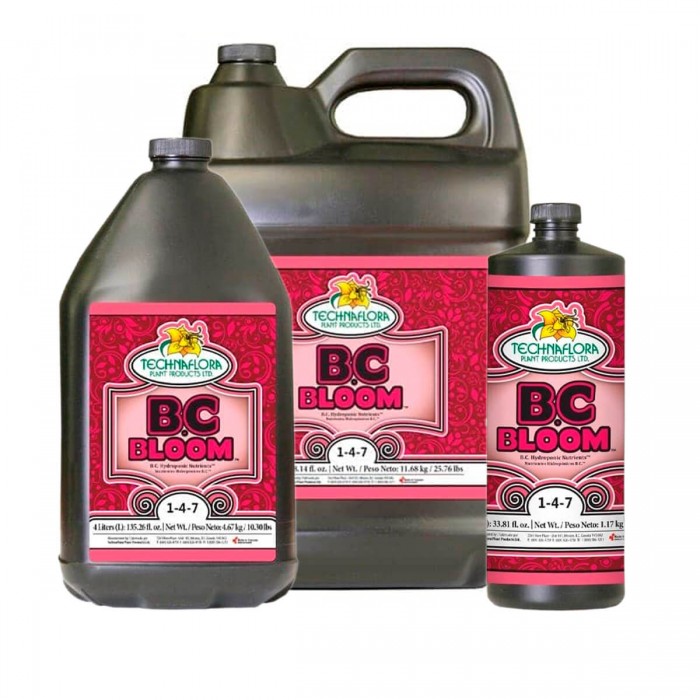 B.C. Bloom Technaflora, diferentes formatos.