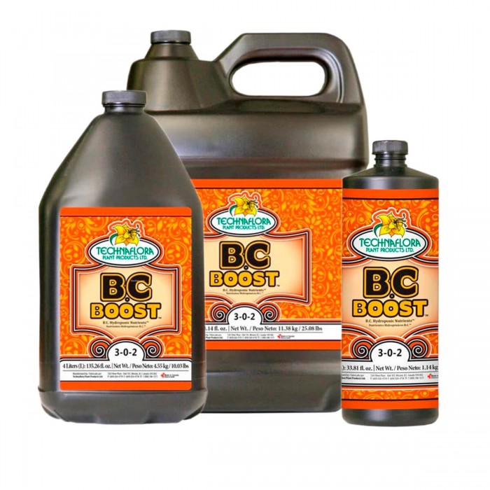 B.C Boost de Technaflora, diferentes formatos.