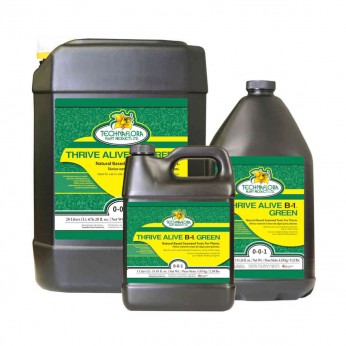 Thrive Alive B-1 Green de Technaflora, diferentes formatos.