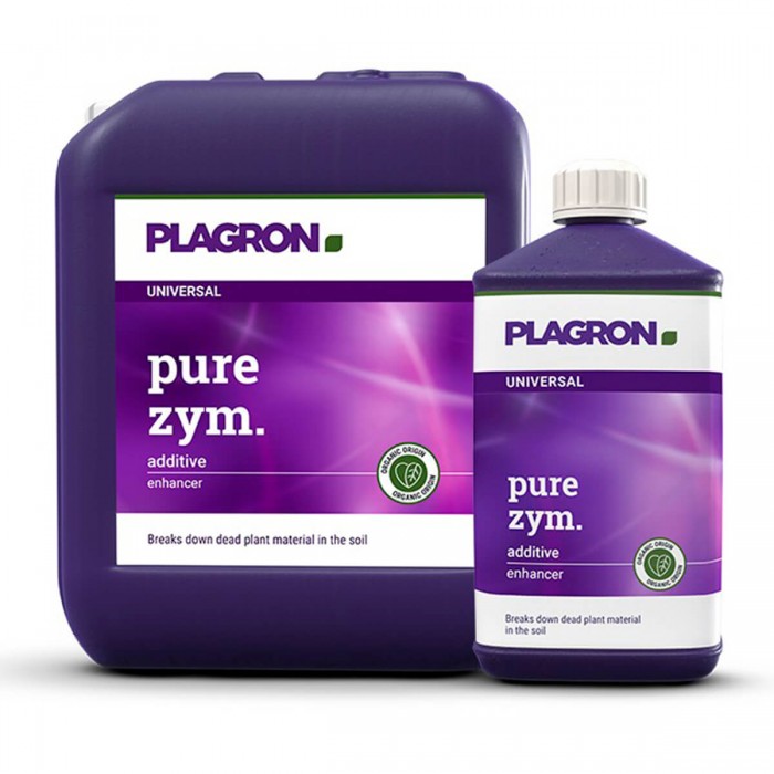 Pure Zym de Plagron, enzymas, diferentes formatos.