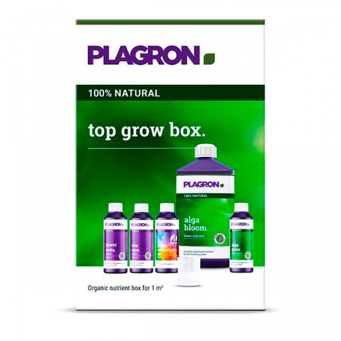 Top Grow Box Plagron con Alga Bloom.