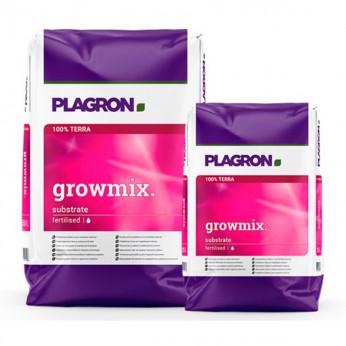 Sustrato Grow Mix de Plagron, diferentes formatos.