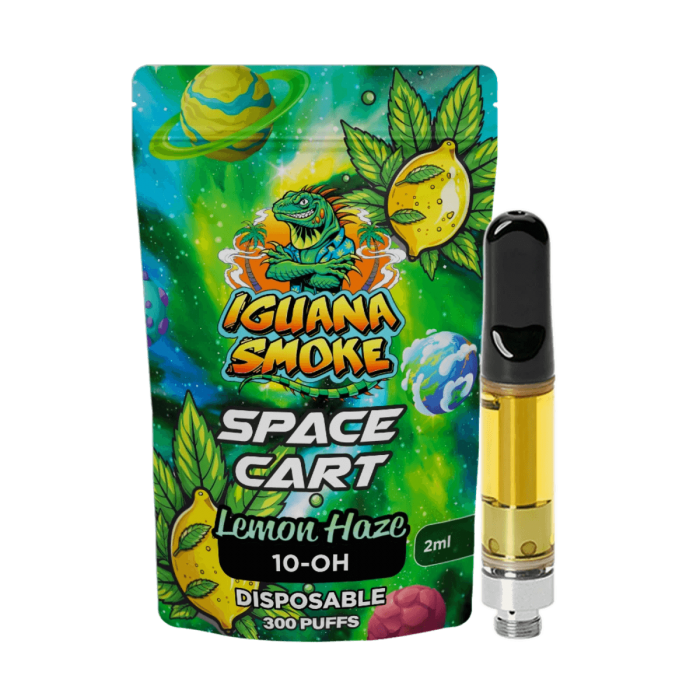Cartuchos 10-OH de Iguana Smoke de 2ml, lemon haze.