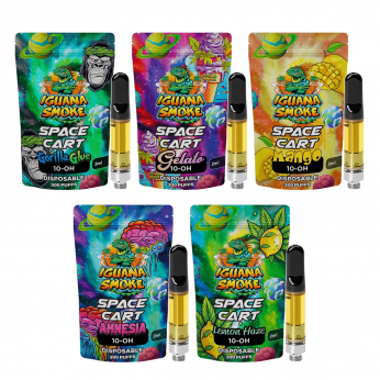Cartuchos 10-OH de Iguana Smoke de 2ml, diferentes aromas.
