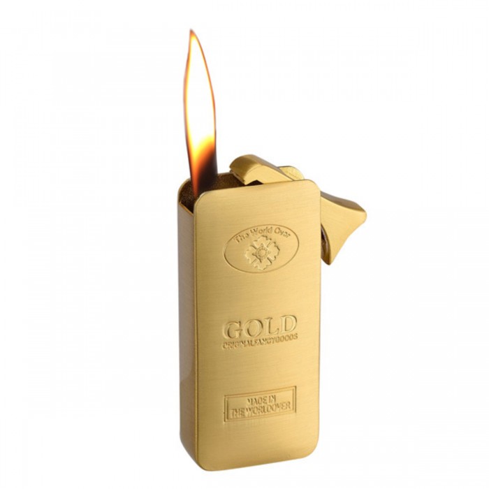 Mechero de soplete Jet Flame Goldbar Mate.