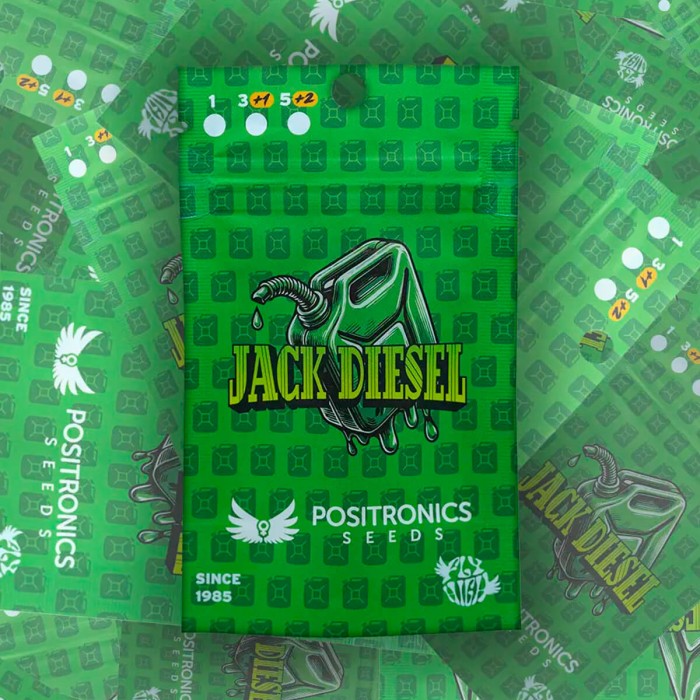Jack Diesel de Positronics, blister.