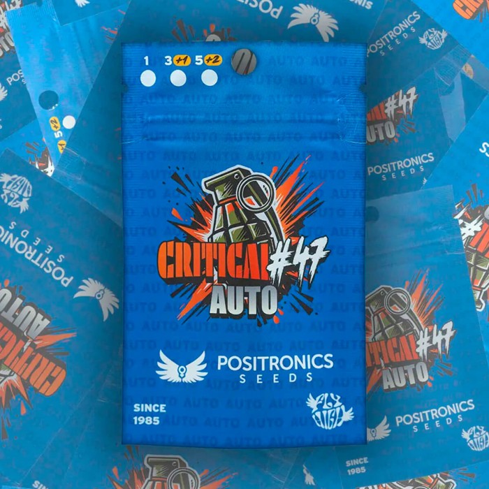 Critical #47 Auto de Positronic Seeds, blister.