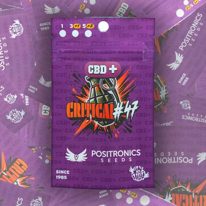 Critical #47 CBD+ Positronic Seeds - Blister.