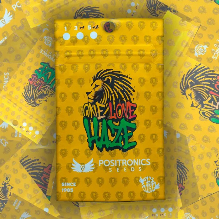 Semillas One Love Haze de Positronics, blister.