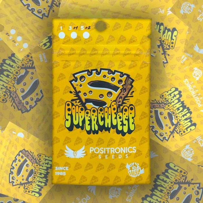 Semillas Supercheese de Positronic Seeds, blister.