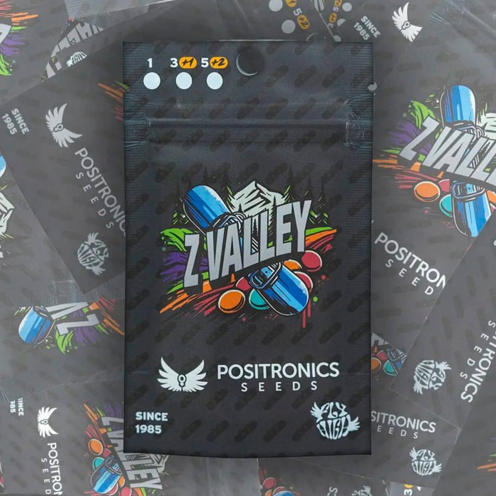 Semillas Z Valley de Positronic Seeds, blister.