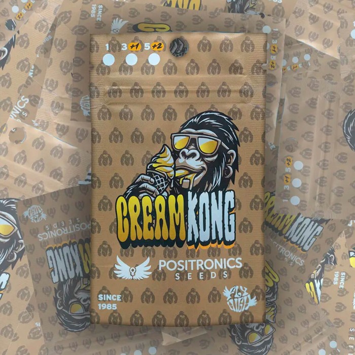 Semillas Cream Kong de Positronics Seeds, blister.