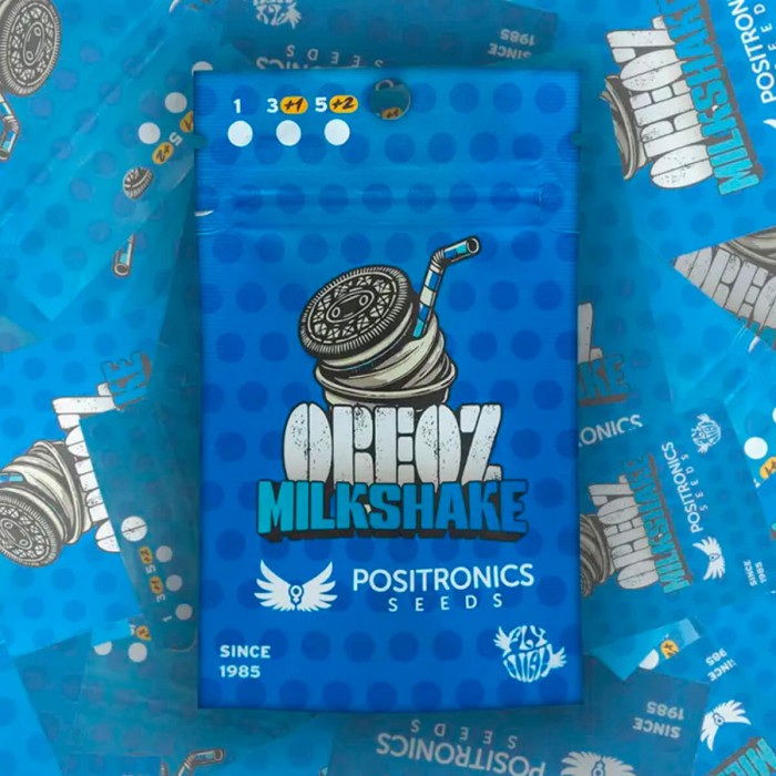 Semillas Oreoz Milkshake de Positronic Seeds, blister.