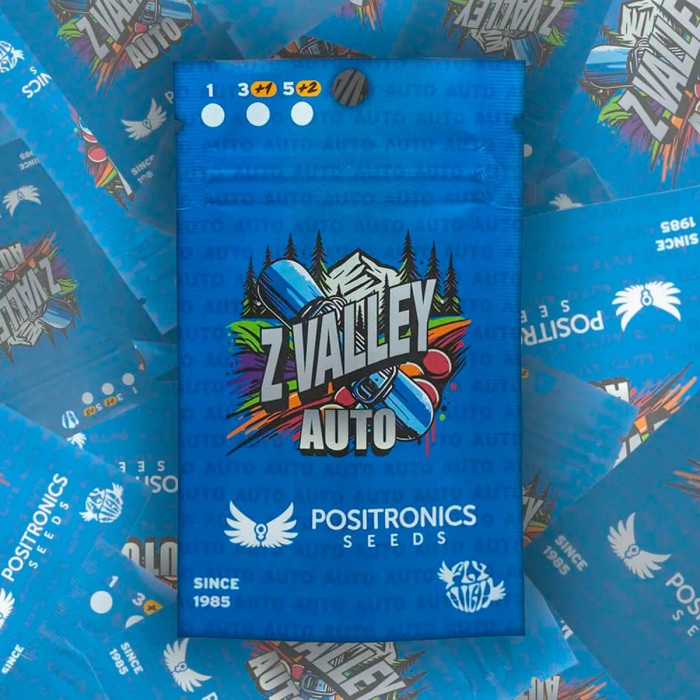 Semillas Z Valley Auto de Positronics Seeds, blister.