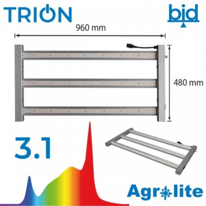 Luminaria LED Trion Agolite 300w 3.1, espectro completo.