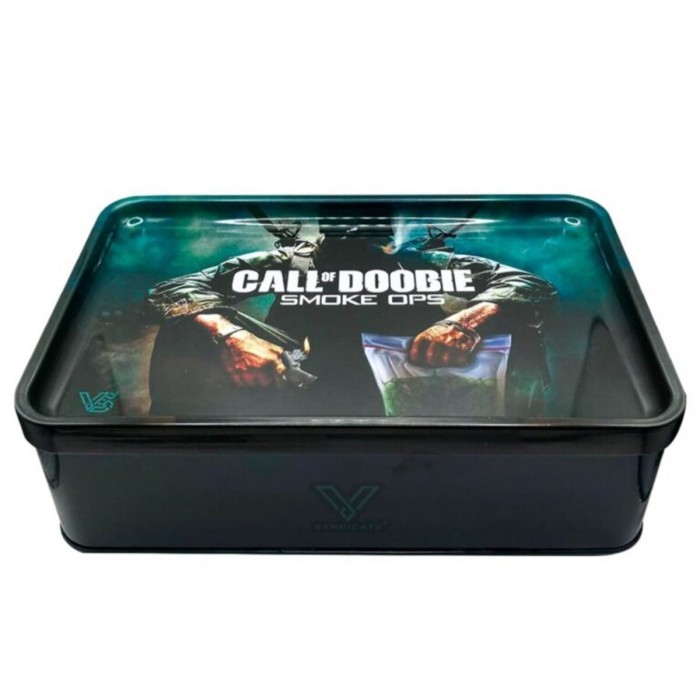 Bandeja + Caja de Metal Call of Doobie de V-Syndicate