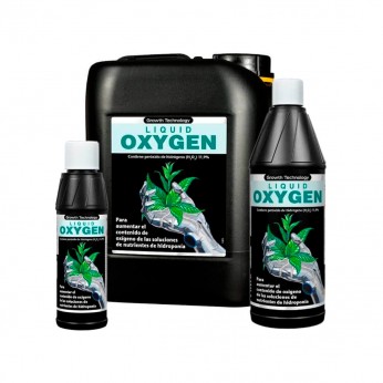 Liquid Oxigen de Growth Technology, diferentes formatos.