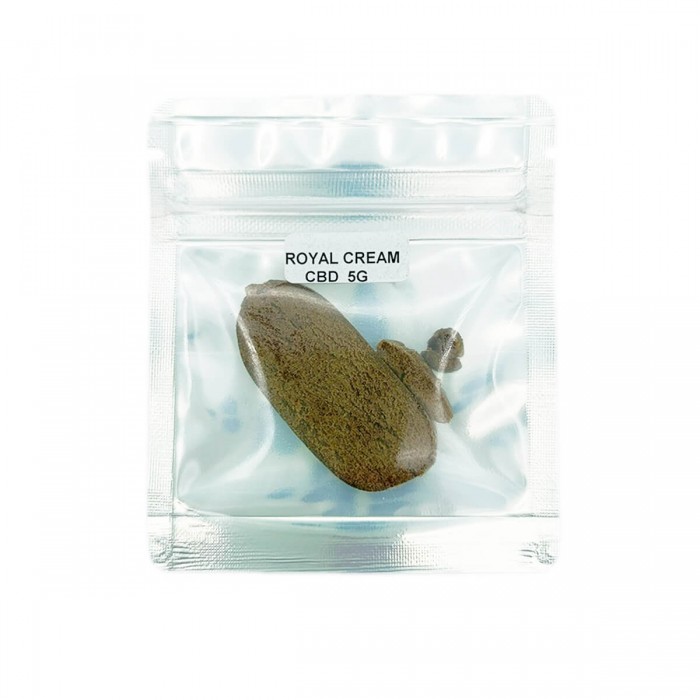 Hachís CBD Royal Cream FP, envase de 5g.