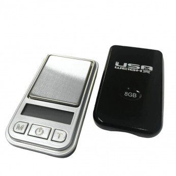 Báscula digital USA Weight de 50g-0,01g de alta precisión.