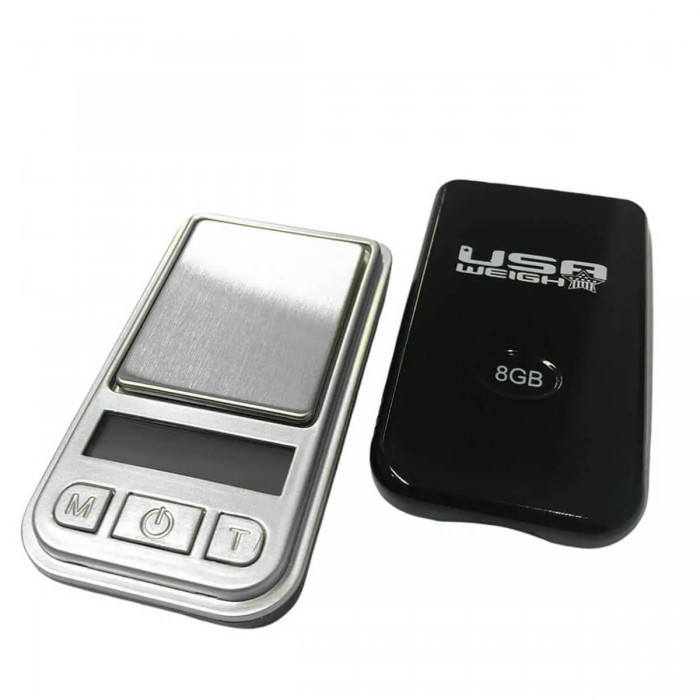 Báscula digital USA Weight de 50g-0,01g de alta precisión.