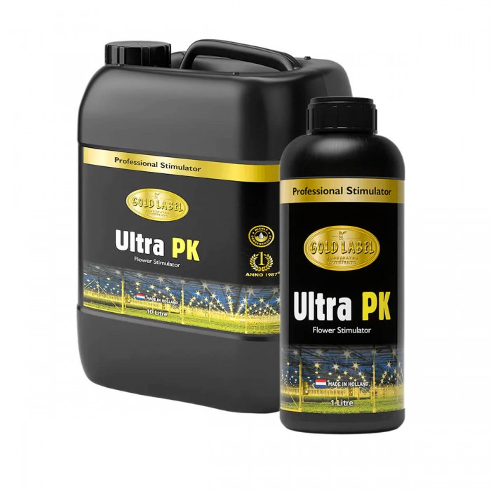 Ultra PK Flower Stimulator de Gold Label, diferentes formatos.