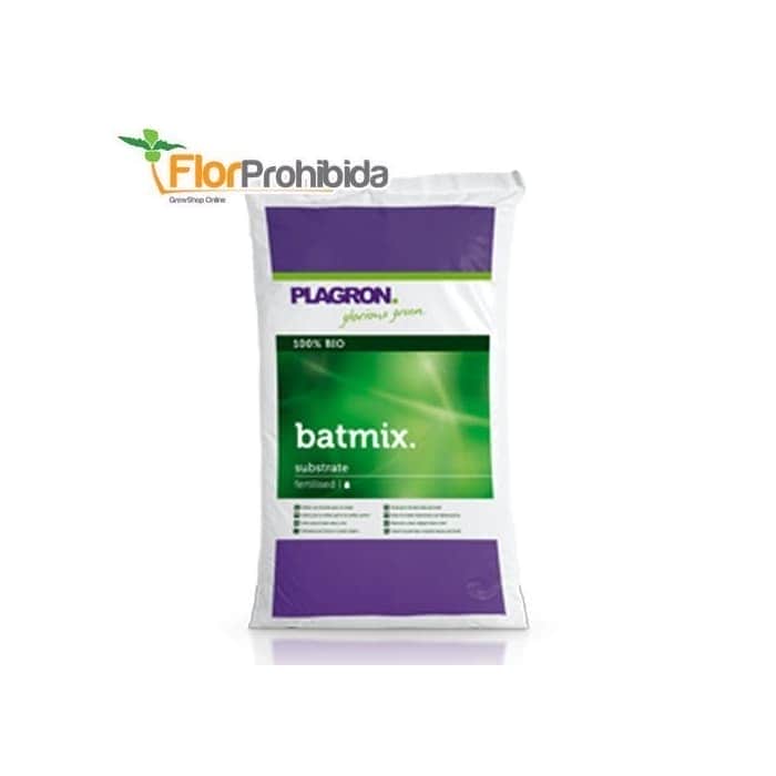 Sustrato BAT MIX (Plagron) con guano de murciélago 50L