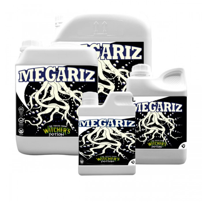 Megariz de The Witcher's Potion. Diferentes envases