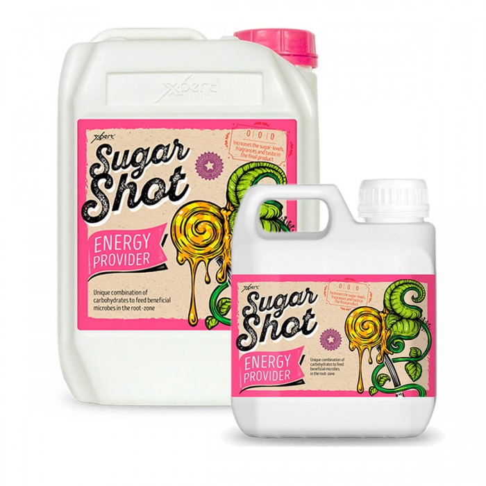 Sugar Shot, fertilizantes de Xpert Nutrients. Diferentes formatos.