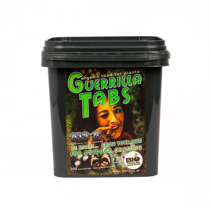 Guerrilla Tabs de BioTabs, formato de 200u.