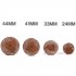 Diferentes tamaños de los Jiffys de turba prensada Jiffy Pellets
