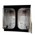 Armario de cultiv Spiderlux de 200x200x240 cm abierto.