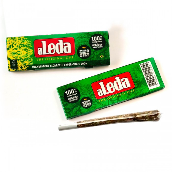 Aleda King Size, papel transparente para fumar.