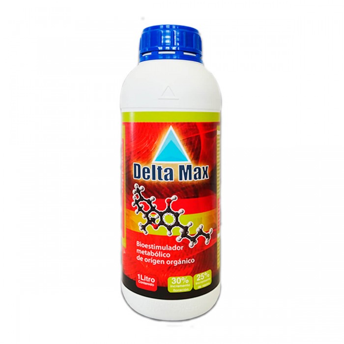 Delta Max de Delta Nutrients, envase de 1 litro.