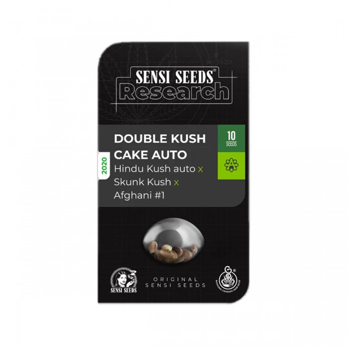 Auto Double Kush Cake de Sensi Seeds Research, blister.