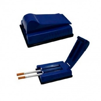 Máquina de entubar tabaco doble.