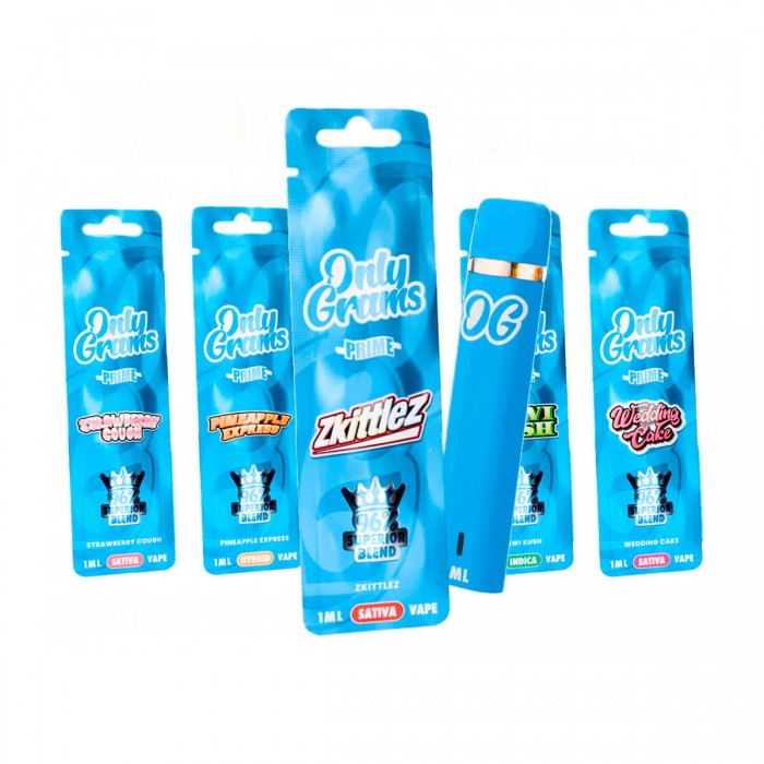 Vape Superior Prime 96% 1ML (Onlygrams). Vaper con cannabinoides legales