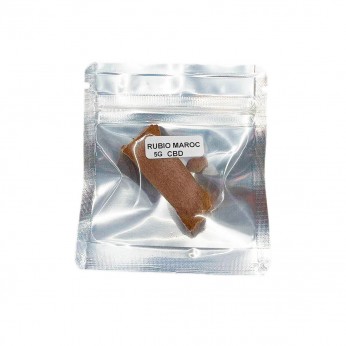Polen CBD Rubio Maroc, envase de 5 gramos.