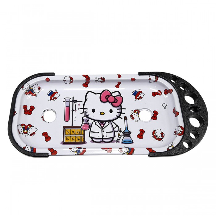 Bandeja Metálica Hello Kitty para rellenar conos, 21x10cm.