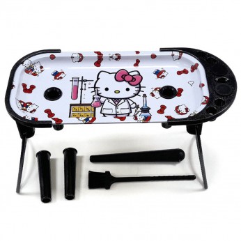 Bandeja Metálica Hello Kitty para rellenar conos, 21x10cm.